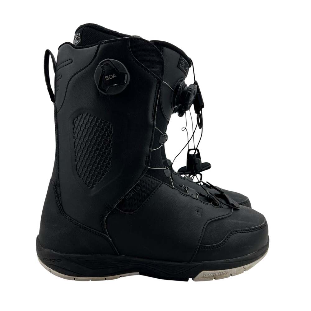 Lasso Snowboarding Boots Mens 10 Black Ride Boa Flex Liner Mountain Winter Snow
